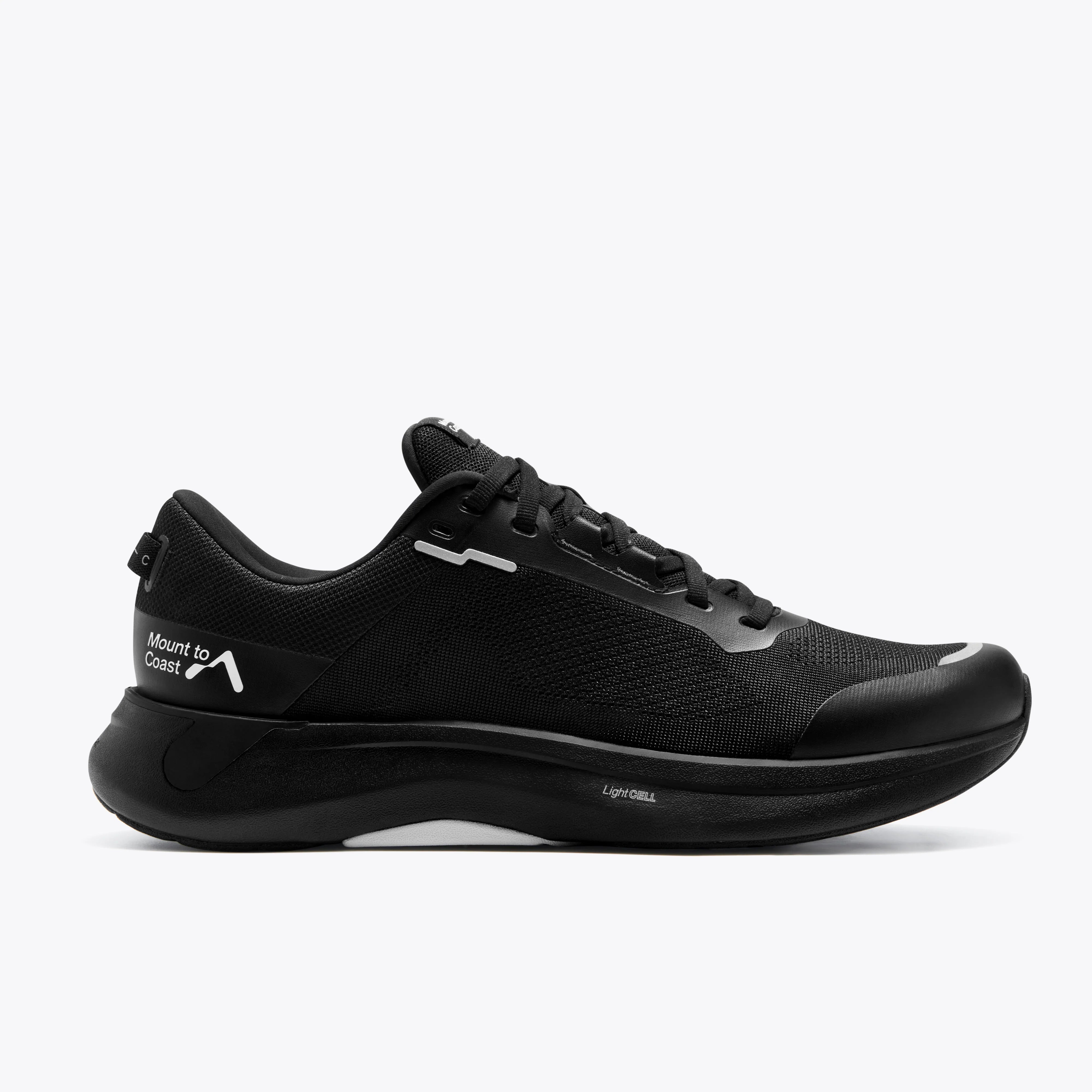 Mount to Coast S1 black running shoe #Color_black